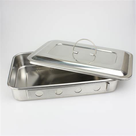 stainless steel dental instrument trays